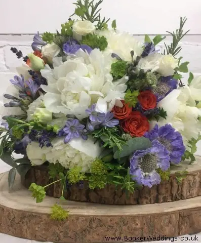 Bouquet Of Peonies Spray Roses Lissi Scabiosa Agapanthus