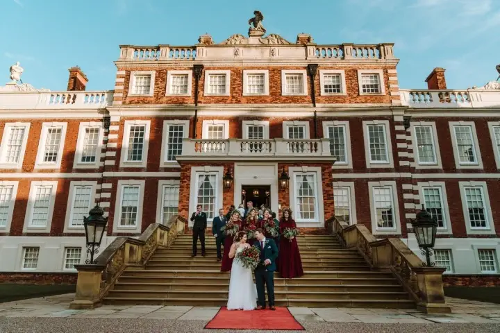 Photo by Andrew Keher at Knowsley Hall December Wedding 03