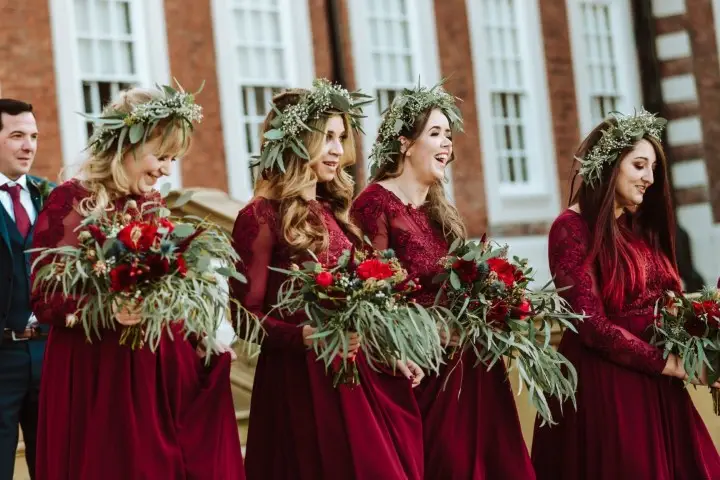 Photo by Andrew Keher at Knowsley Hall December Wedding 09