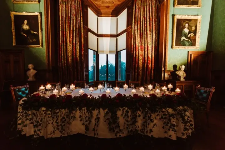 Photo by Andrew Keher at Knowsley Hall December Wedding 14