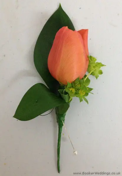 Red Tulip Buttonhole