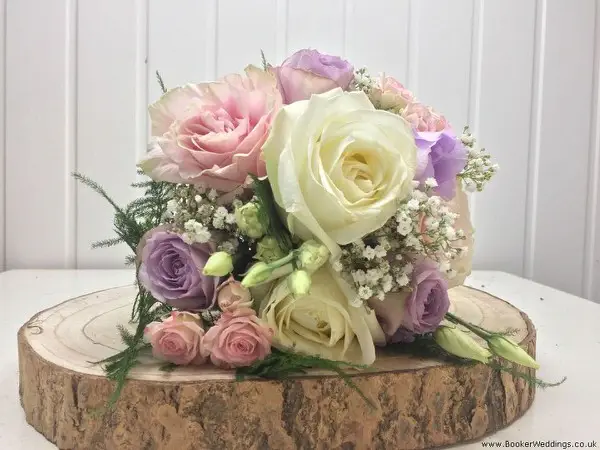 Bridesmaid Bouquet Roses Spray Roses Lisianthus Gyp
