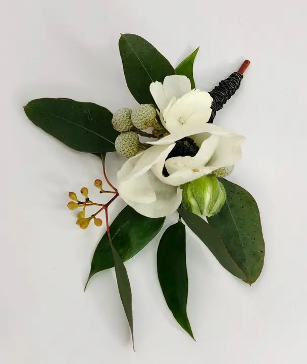 Modern Anenome Buttonhole