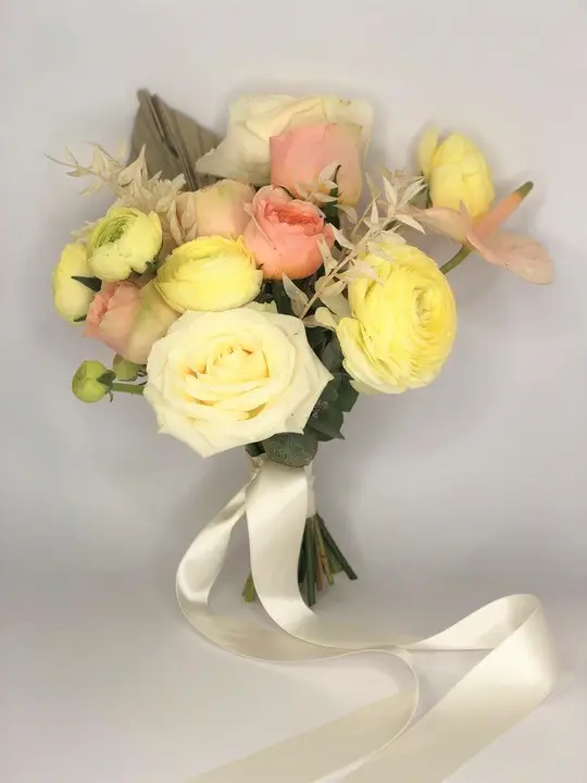 Rose and Anthurium Bridesmaid Bouquet