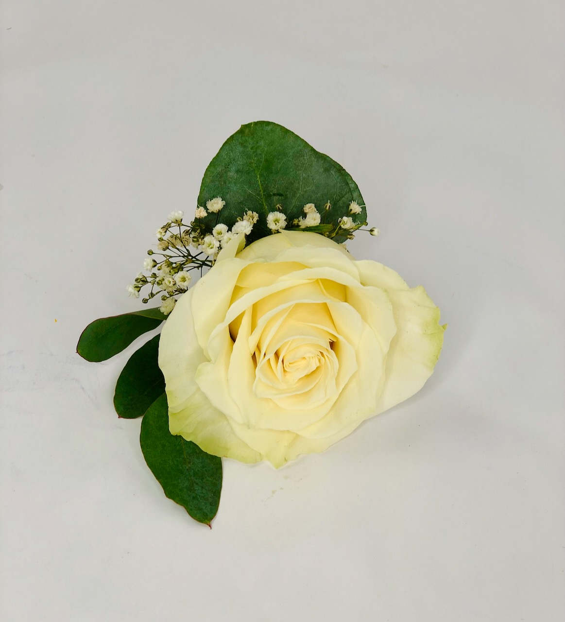 White Rose Guest Buttonhole