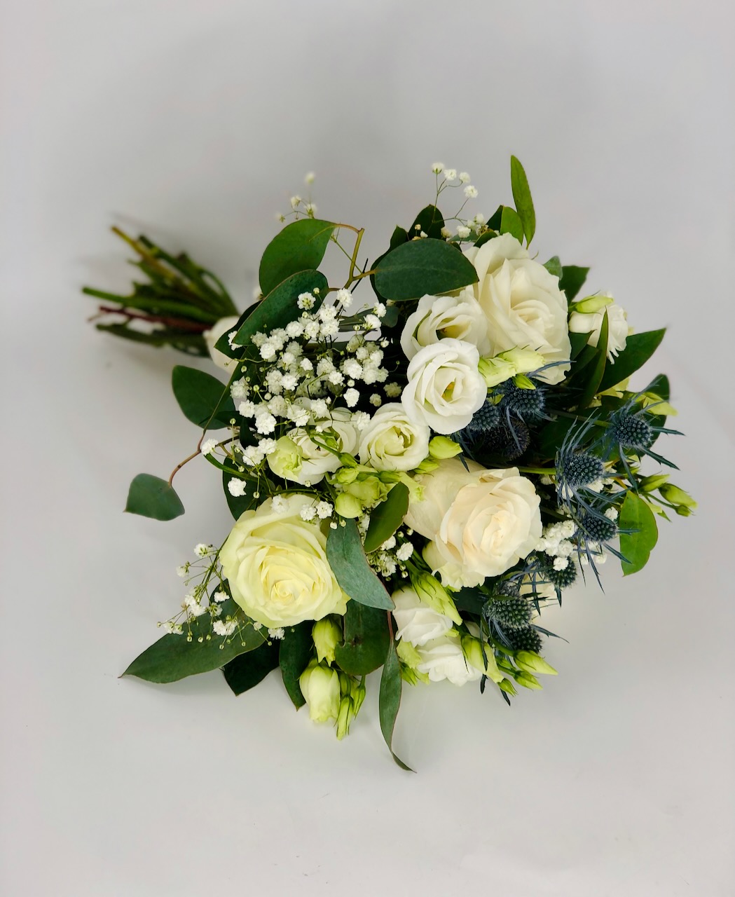 White and Blue Wedding Flowers for Summer