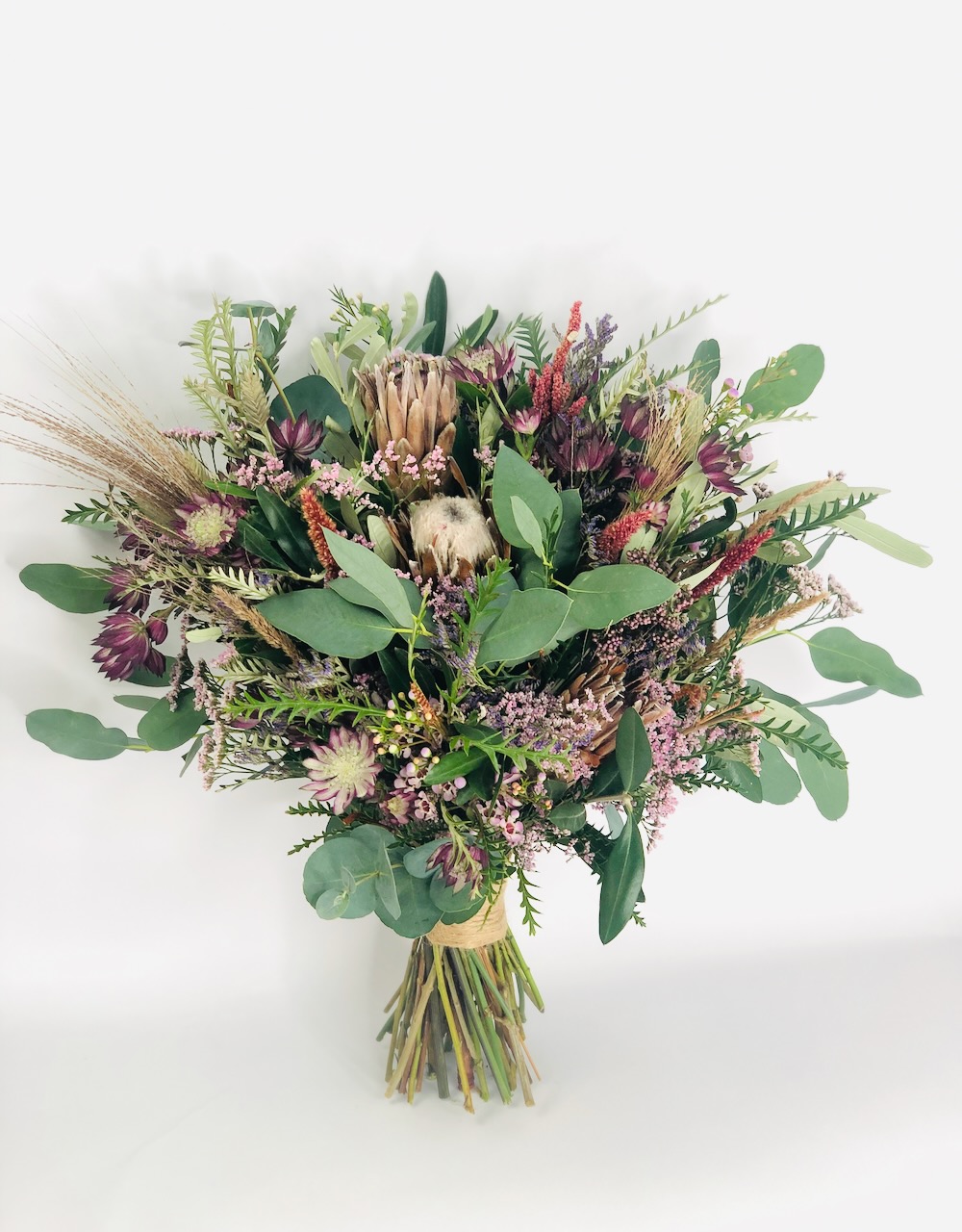 Wild Brides Bouquet with Dried and Fresh Flowers