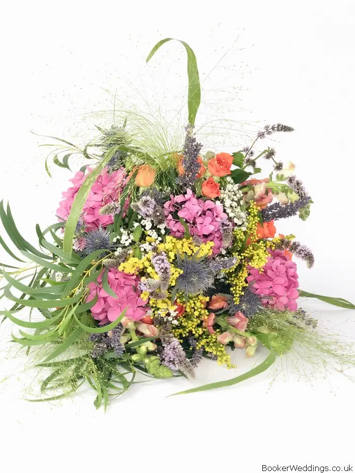 Bride Multicoloured Bouquet for Festival Wedding