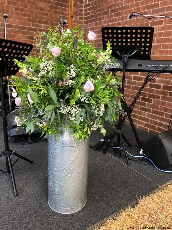 Church Arrangement of Lilac Roses Just Picked Style