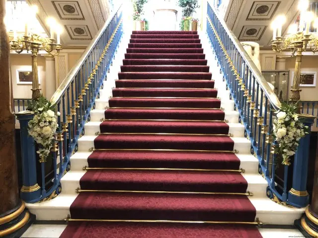 Decorated Staircase at Town Hall