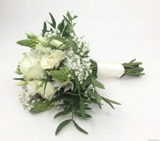 White Flower Girl Posy