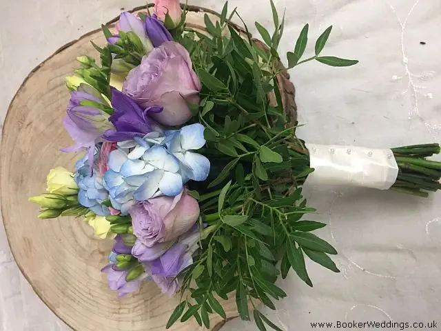 Bride Bouquet Just Picked Style in Pastel Shades
