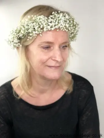 Gypsophila Circlet for Bridesmaid or Flower Girl