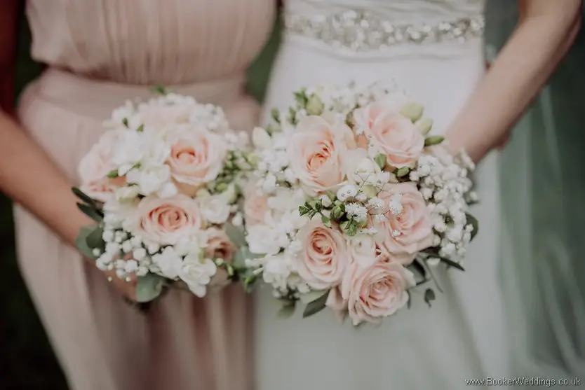 Bride and Bridesmaid bouquet photo courtesy of Louise Hendry Photography and Film