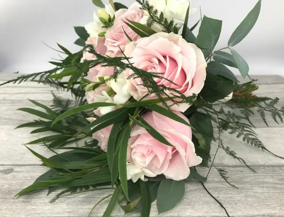 Bride Wild Bouquet With Lots of Foliage