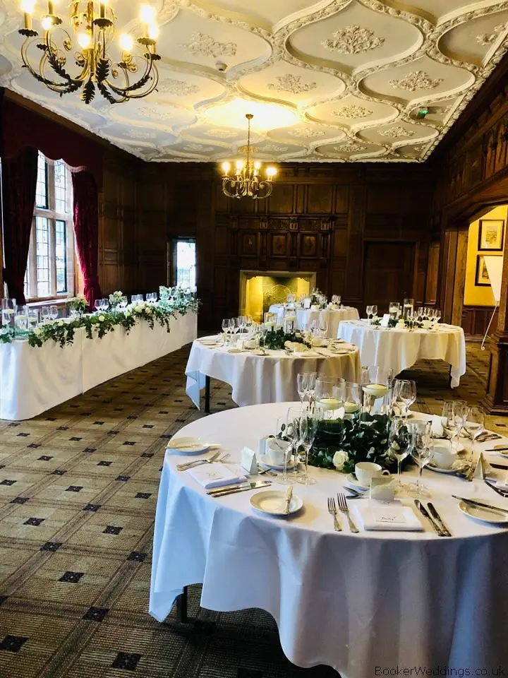 White Wedding Flowers at Inglewood Manor