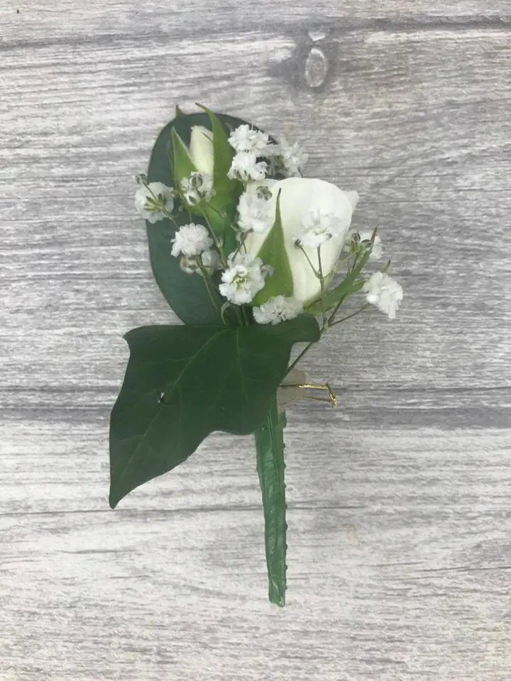 Small White Buttonhole Ideal for Page Boy