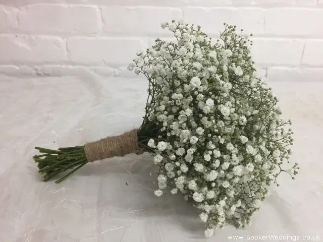 Bridesmaids Gypsophila Hand Tied Bouquet