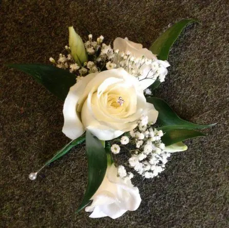 Akito Rose Pin Corsage Wedding Flowers
