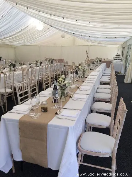 Rustic Wedding Speke Hall Table Centrepieces of Roses Chincherinchee Freesia Gyp and Lavender