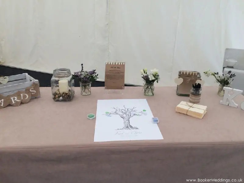Wedding Venue Flowers Table Centrepieces of Roses Chincherinchee Freesia Gyp and Lavender