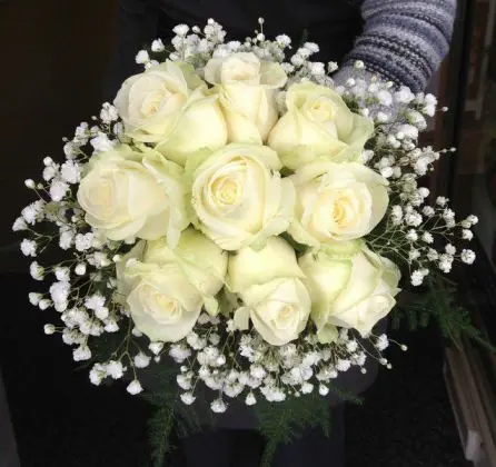 Rose and Gyp Bridesmaid Bouquet