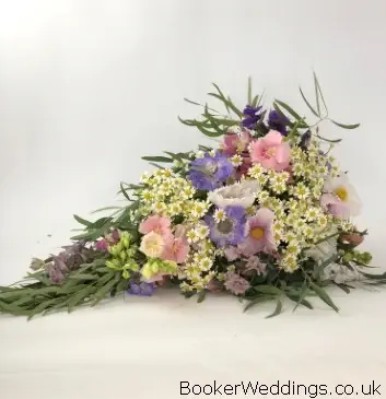 Bride Vintage Bouquet with lots of Colour
