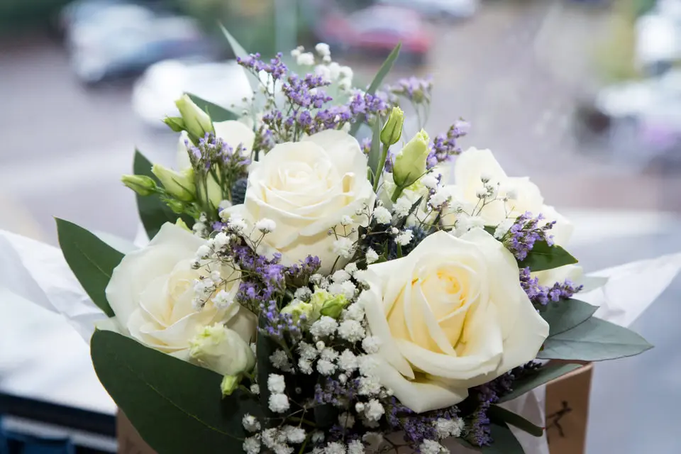 Gorgeous White Avalanche Wedding Roses