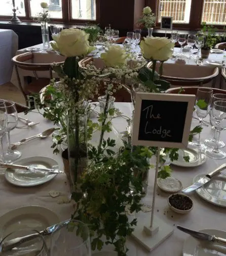 Stem Vase and Herb Table Arrangements 6