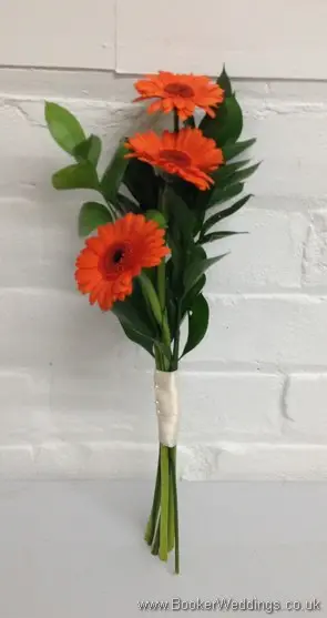Orange Gerbera Limited Design Bridesmaid Bouquet