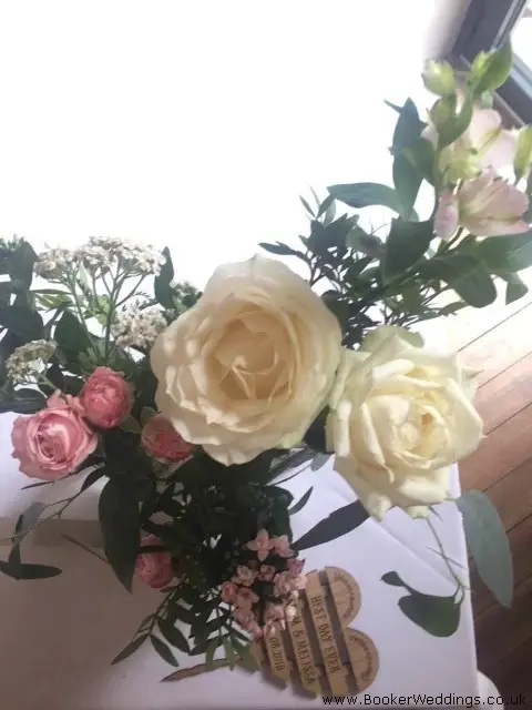 Table Flowers at Allerton Manor Liverpool Wedding