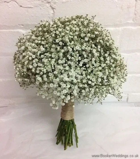 Bridal Hand Tied Gypsy Grass Bouquet tied with twine