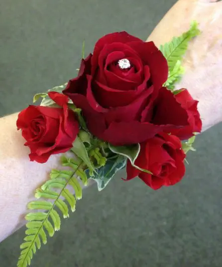 Red Rose Wrist Corsage