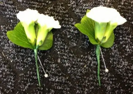 White Spray Carnation Buttonholes