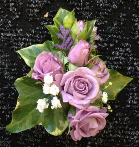 Lilac Spray Rose Corsage