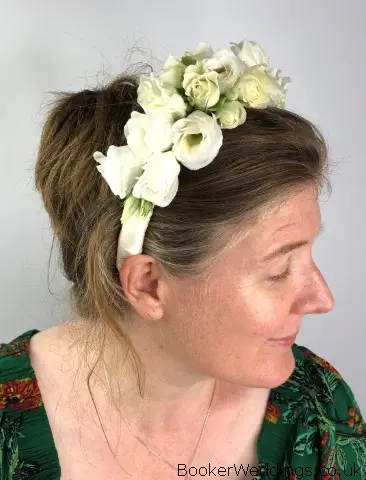 Flower Girl White Flower Aliceband