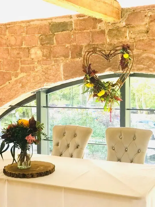 Autumn Wicker Heart at Allerton Manor