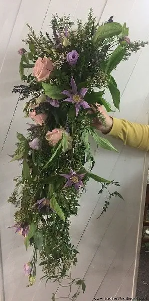 Wild Bride Shower Bouquet in Pastel Colours