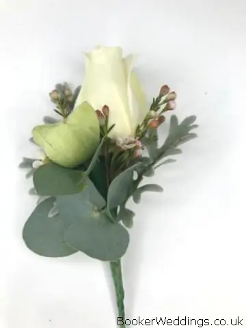 White Rose Buttonhole