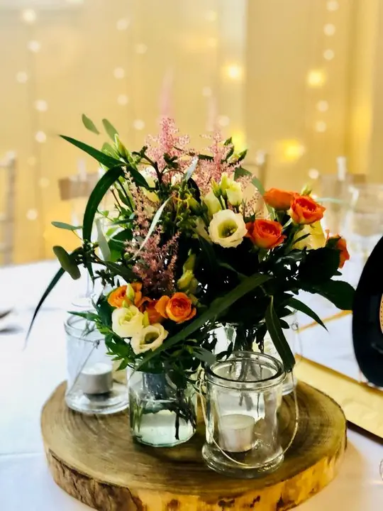 Vintage Trio Set of Jars Wedding Table Centrepiece