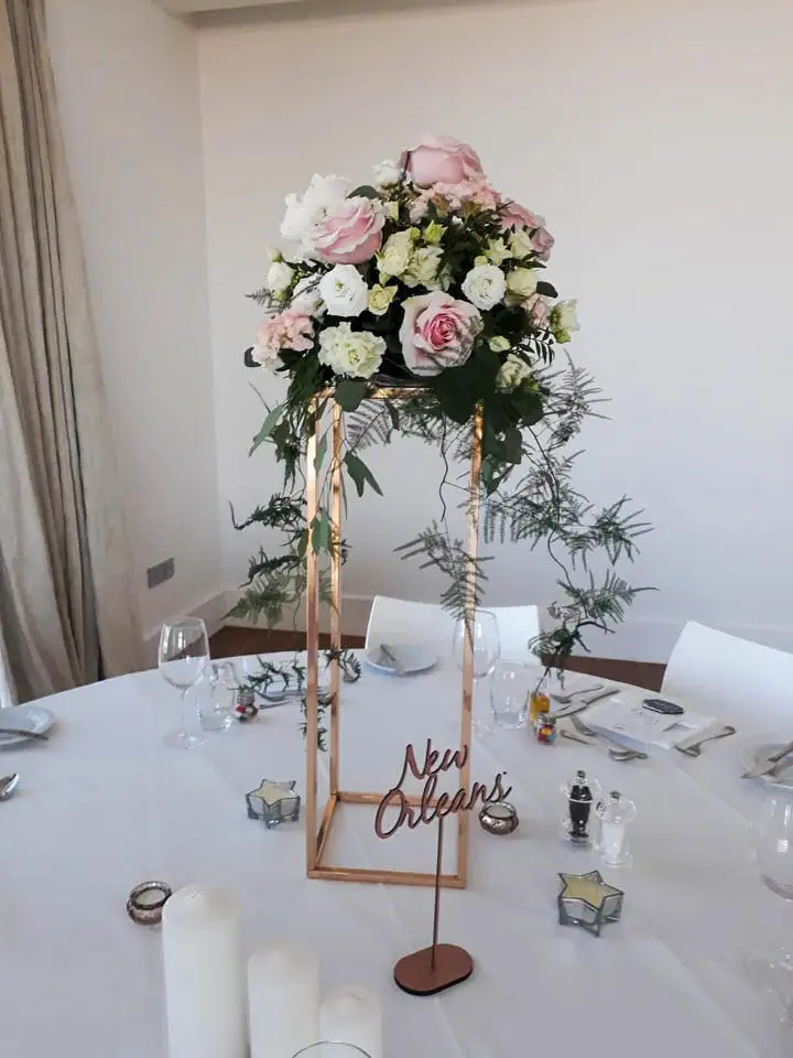 Table Flowers at Hope Street Hotel Wedding