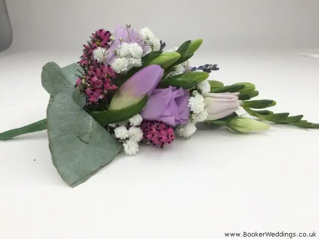 Lilac Pin Corsage for Mother of the Bride