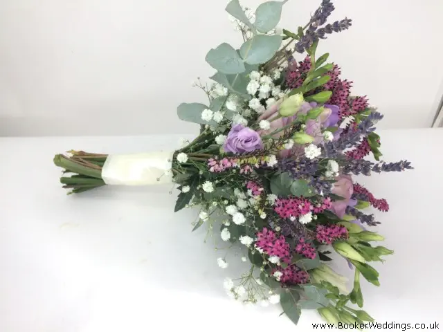 Lilac Rose Lavender Heather and Bridesmaid Handtied